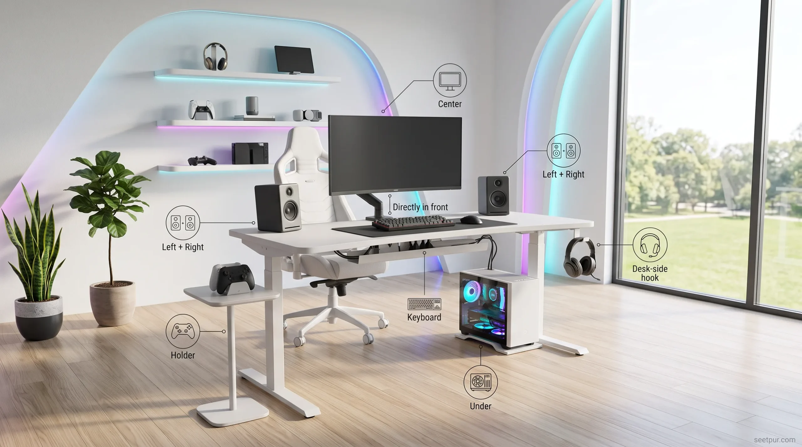 How to Organize a Small Gaming Desk